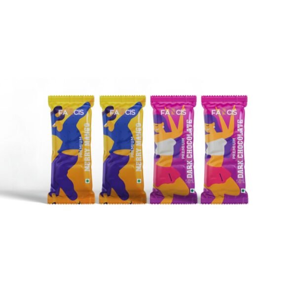 Fancis Chocolates | Pack of 4 | 180g | Merry Mango | Dark Chocolate 50%