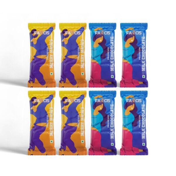 Fancis Chocolates | Pack of 8 | 320g | Merry Mango | Milk Chocolate